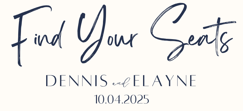 Dennis and Elayne Wedding